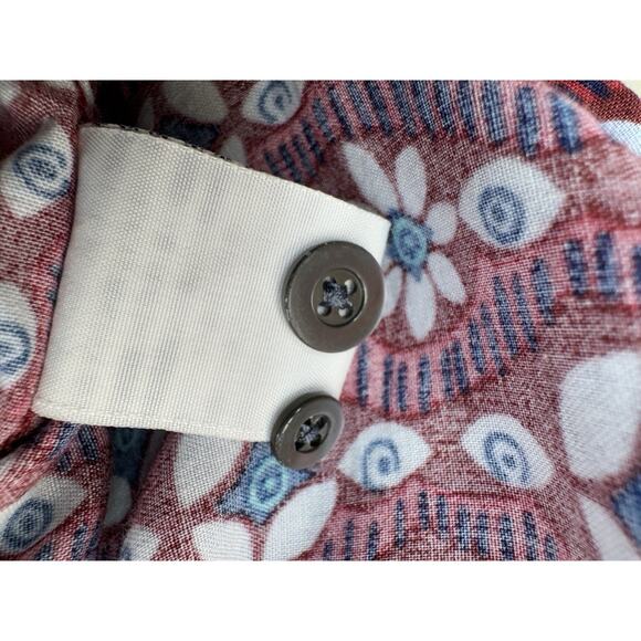 Reyn Spooner Men’s Hawaiian Aloha Shirt XL Red Print Japanese Rayon Tropical - Picture 9 of 13